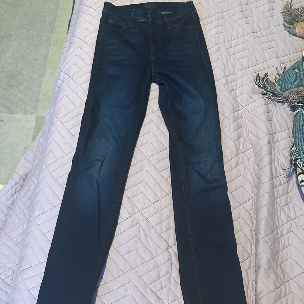 MOTHER Mid rise Dazzler Ankle Jeans